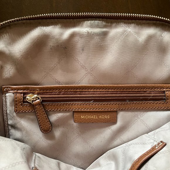 Michael Kors Rhea Pebbled Backpack - Picture 12 of 15